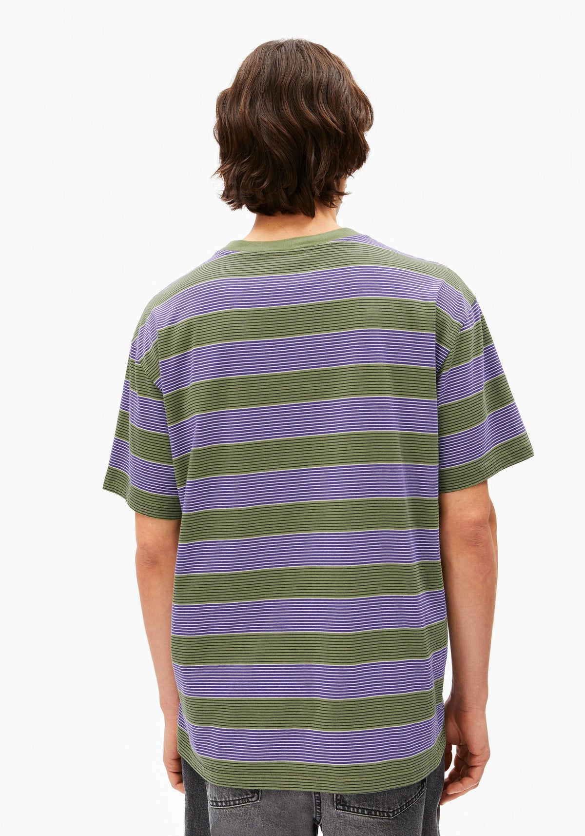 Tricou MAARKOS STRIPES Purple