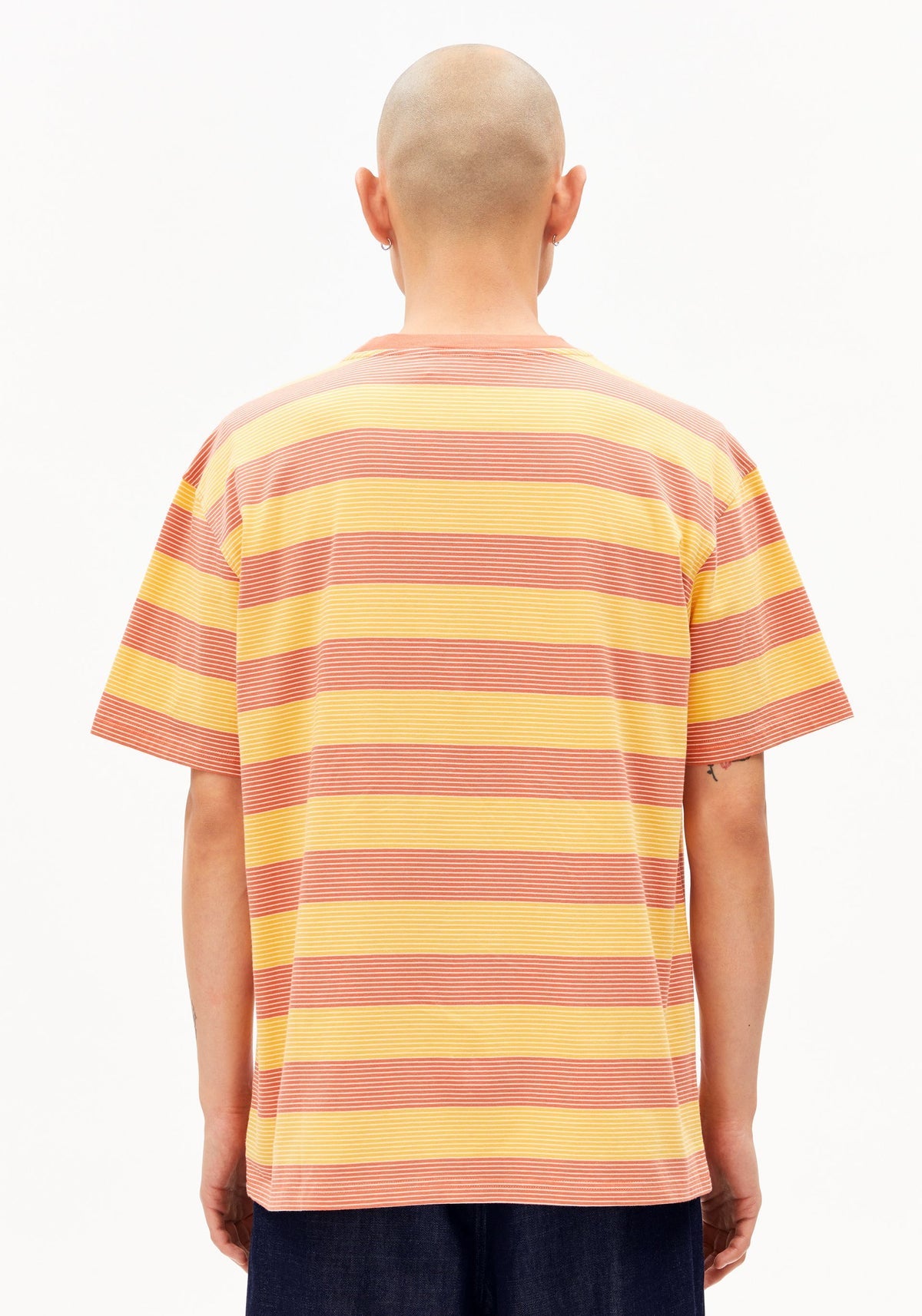Tricou MAARKOS STRIPES Sunflower