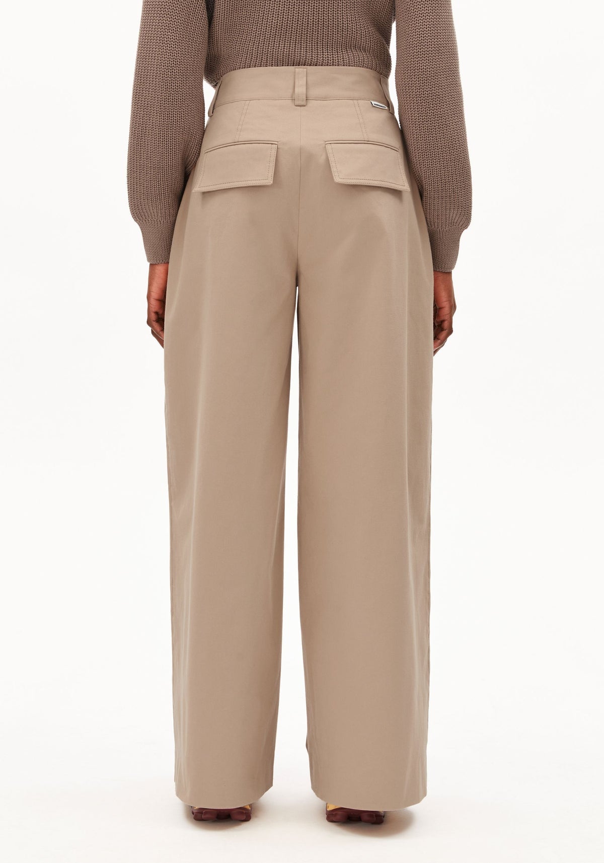 Pantaloni WIDE CHINO True Camel