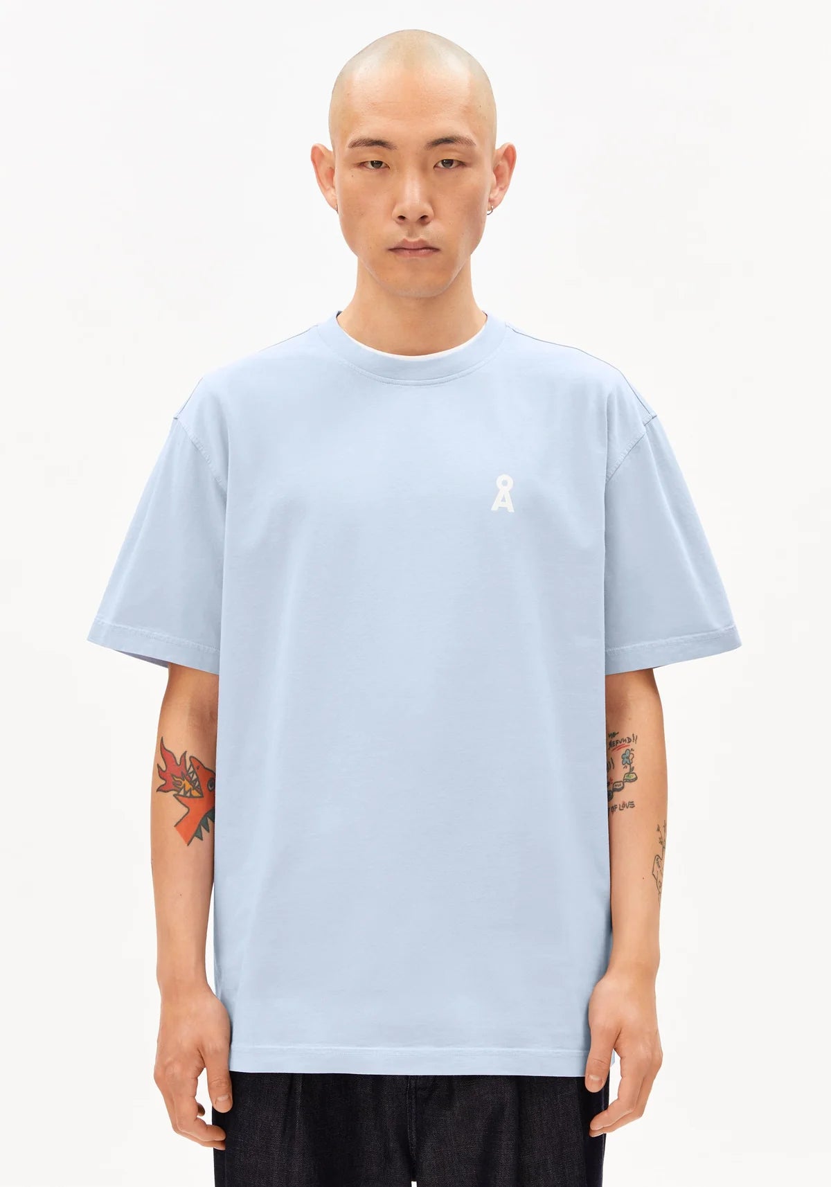 Tricou MAARKOS BIKE Wedgewood Washed