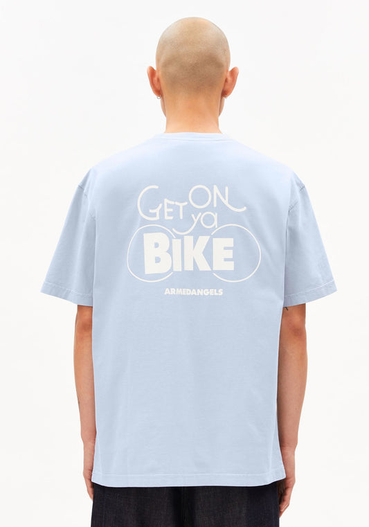 Tricou MAARKOS BIKE Wedgewood Washed