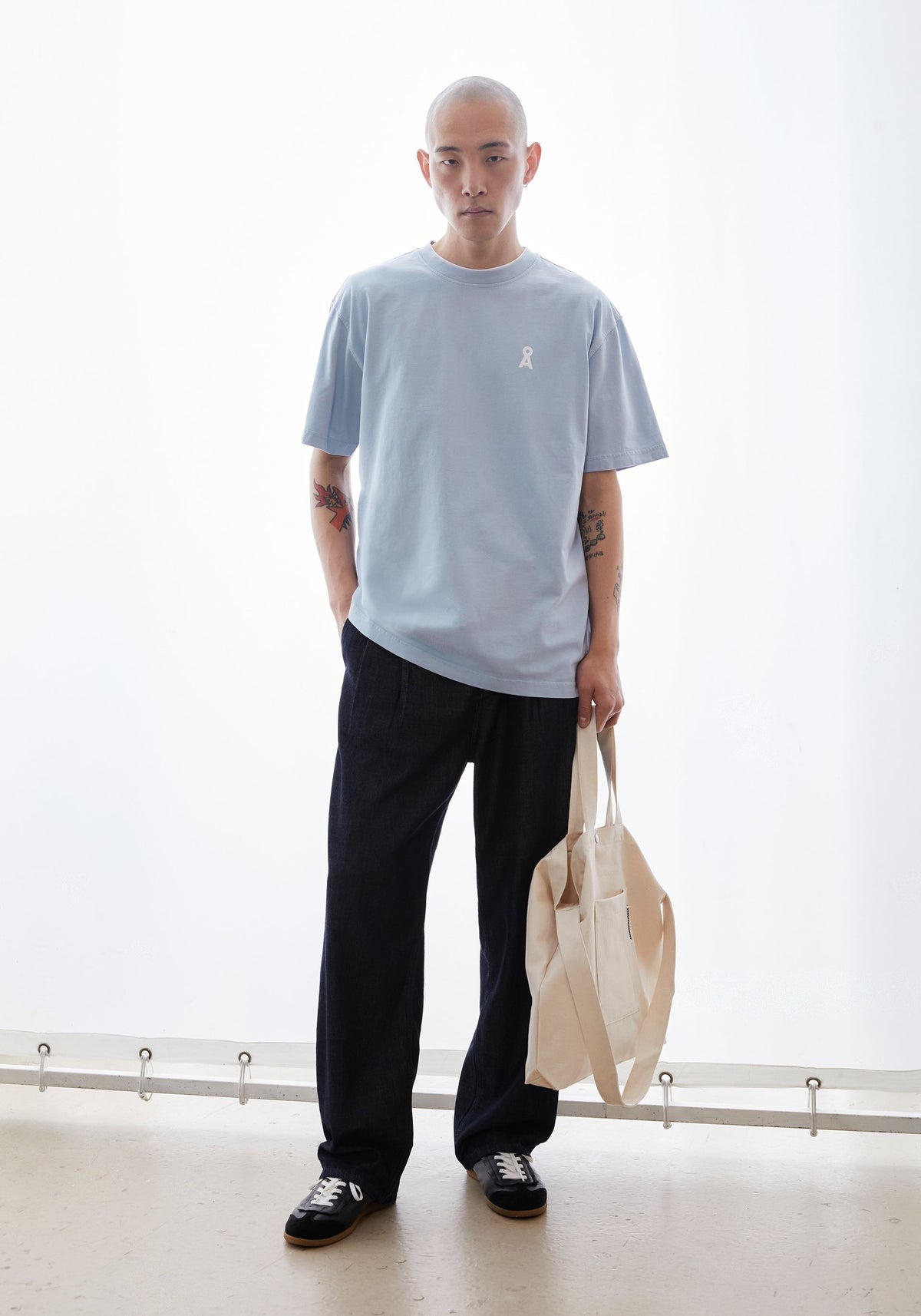 Tricou MAARKOS BIKE Wedgewood Washed