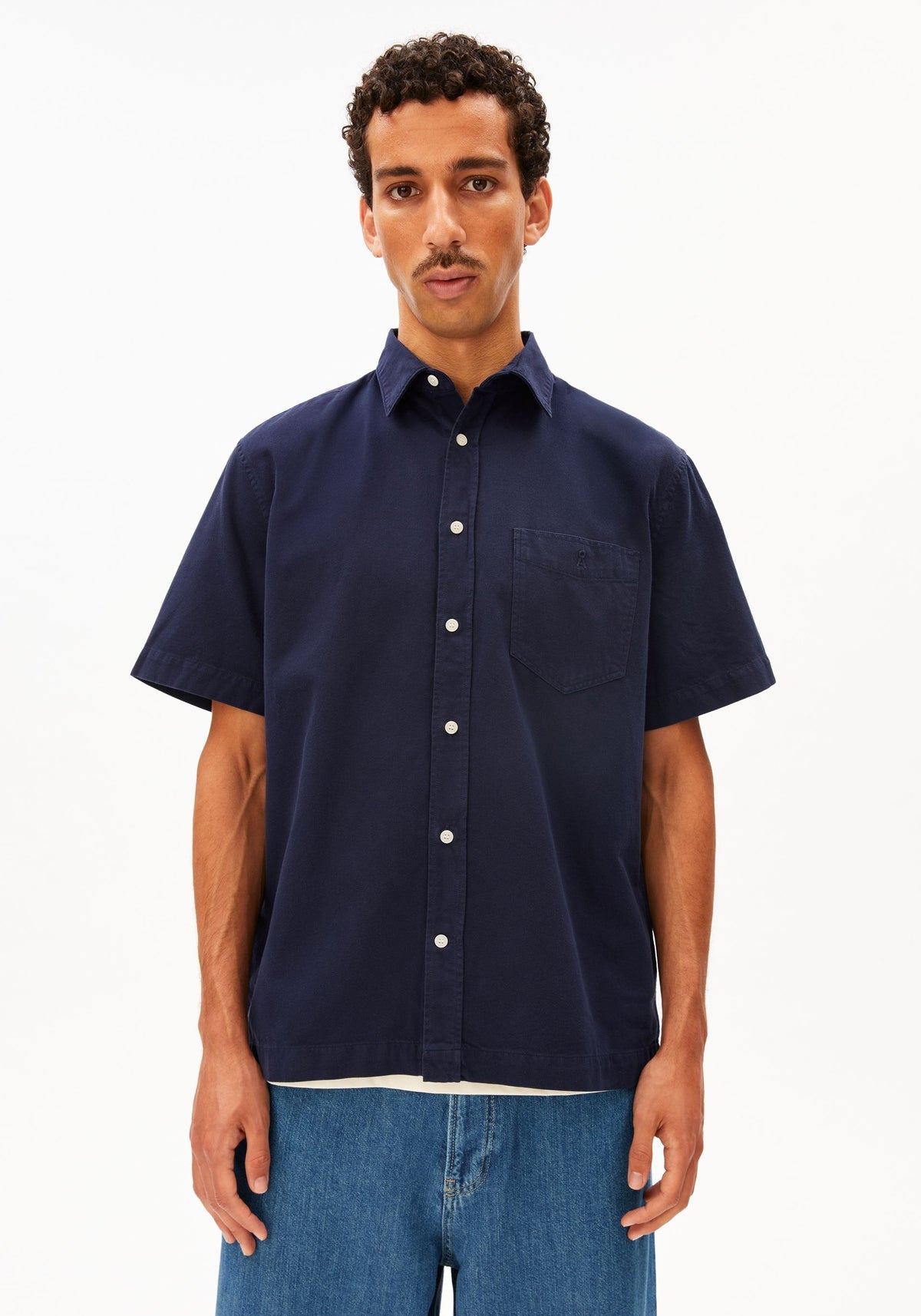 Cǎmaşǎ COTTON LINO Tinted Navy