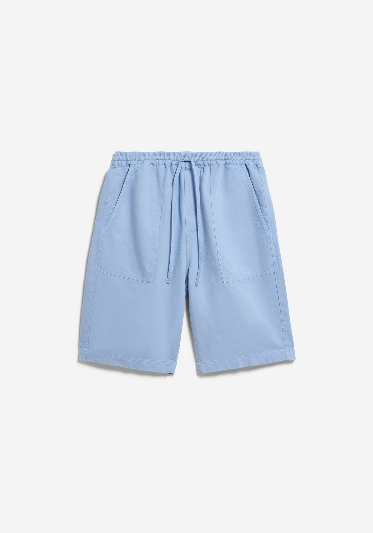 Cotton Linen Shorts Wedgewood