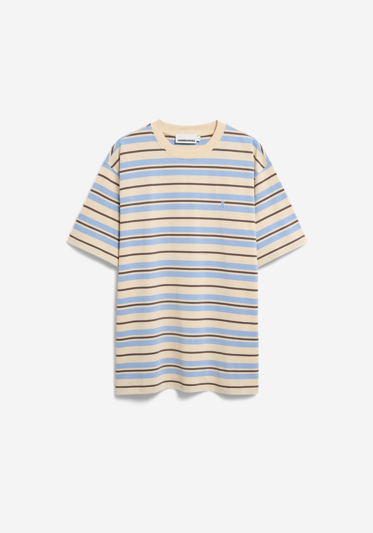 Tricou MAARKOS STRIPES Wedgwood Granite