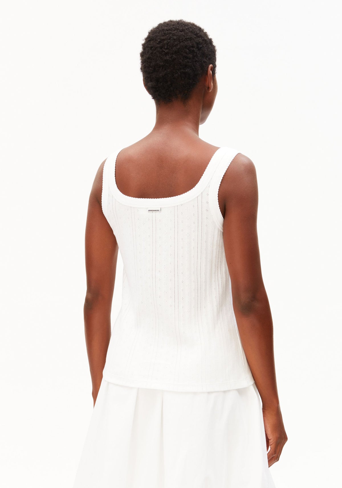 Top POINTELLE White