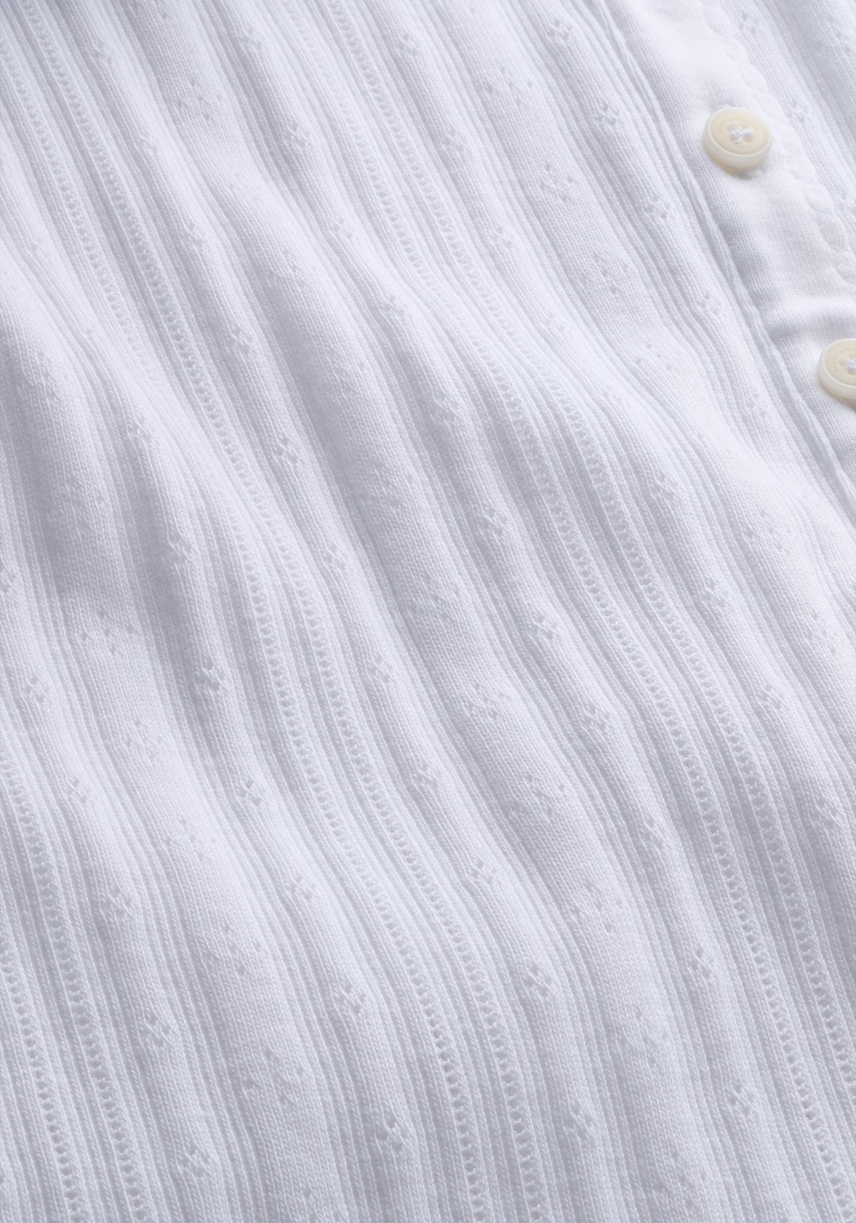 Top POINTELLE White