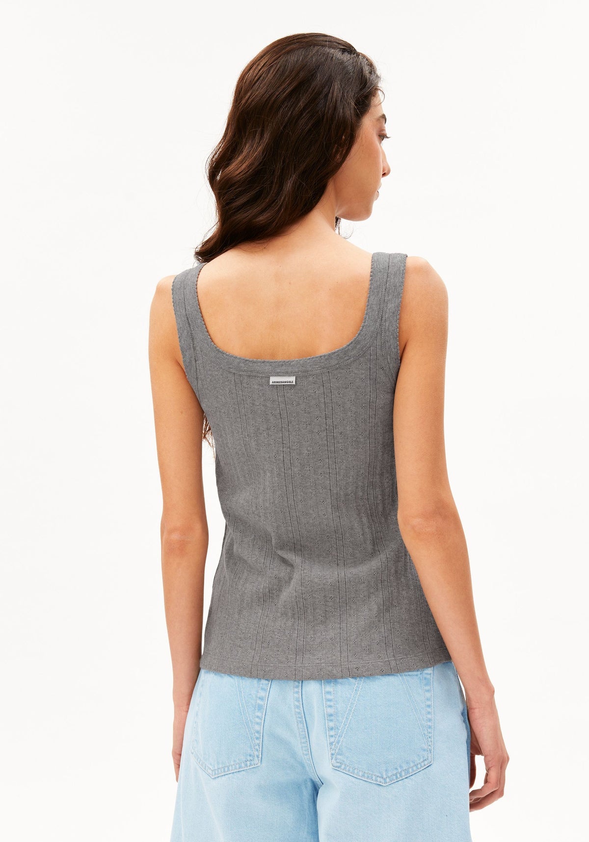 Top POINTELLE Silver Melange