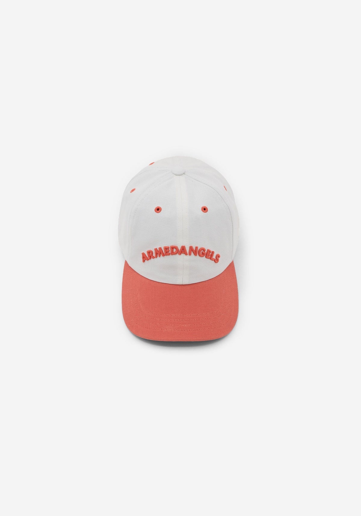 Șapcă YENAAS COLORBLOCK Oatmilk Tabasco Red