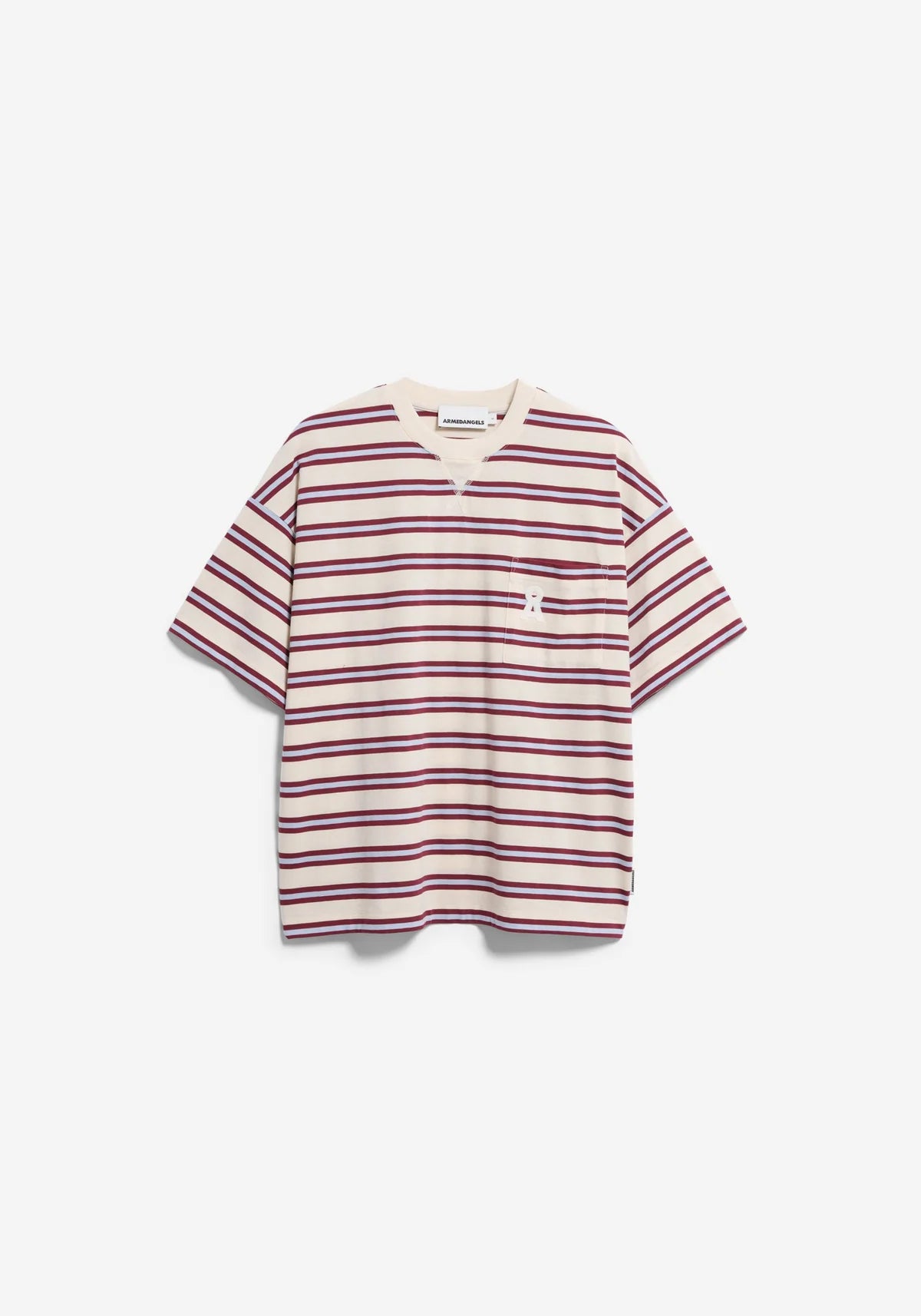 Tricou ICONIC STRIPED Undyed Velvet