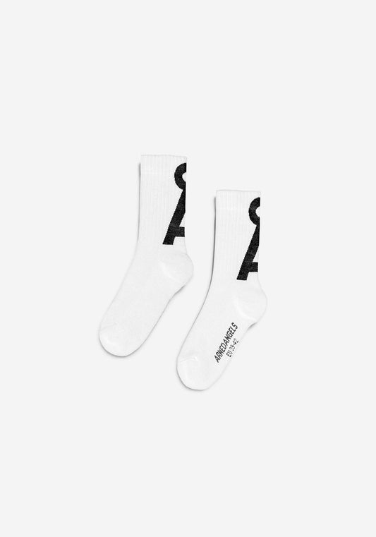 Șosete SAAMUS SHORT White Black