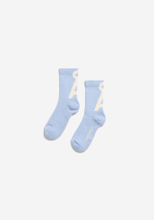 Șosete SAAMUS SHORT Soft Blue Oatmilk