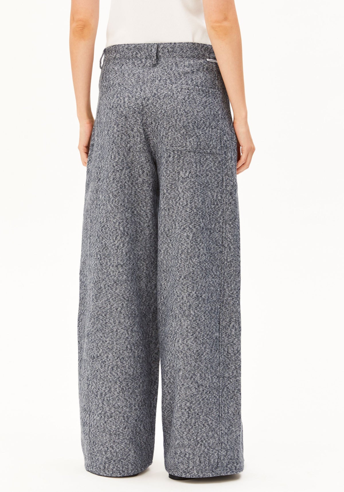 Pantaloni TWEED BARREL Mid Grey