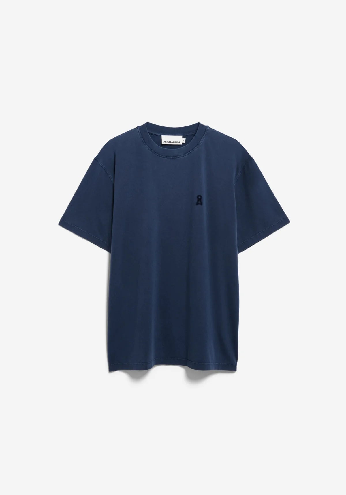 Tricou MAARKOS ICONIC Tinted Navy Washed