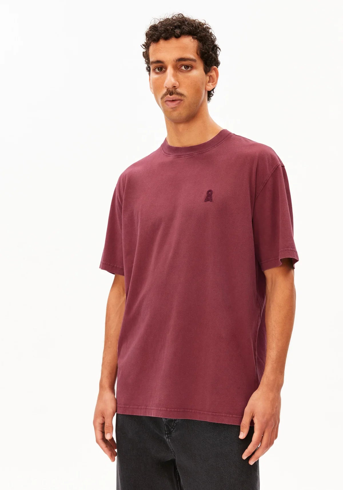 Tricou MAARKOS ICONIC Velvet Red Washed