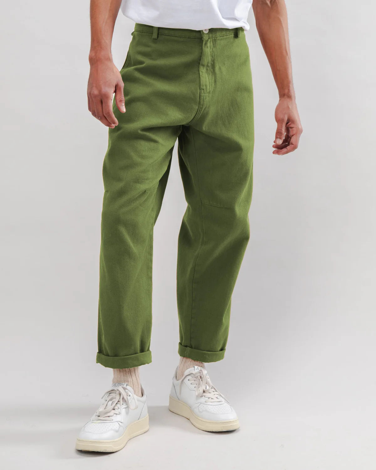 Pantaloni Carpenter Twill Green