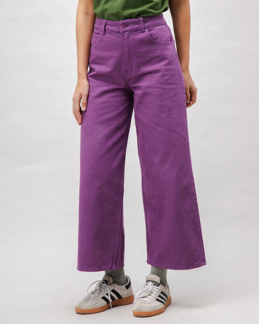 Pantaloni 5 Pocket Twill Orchid