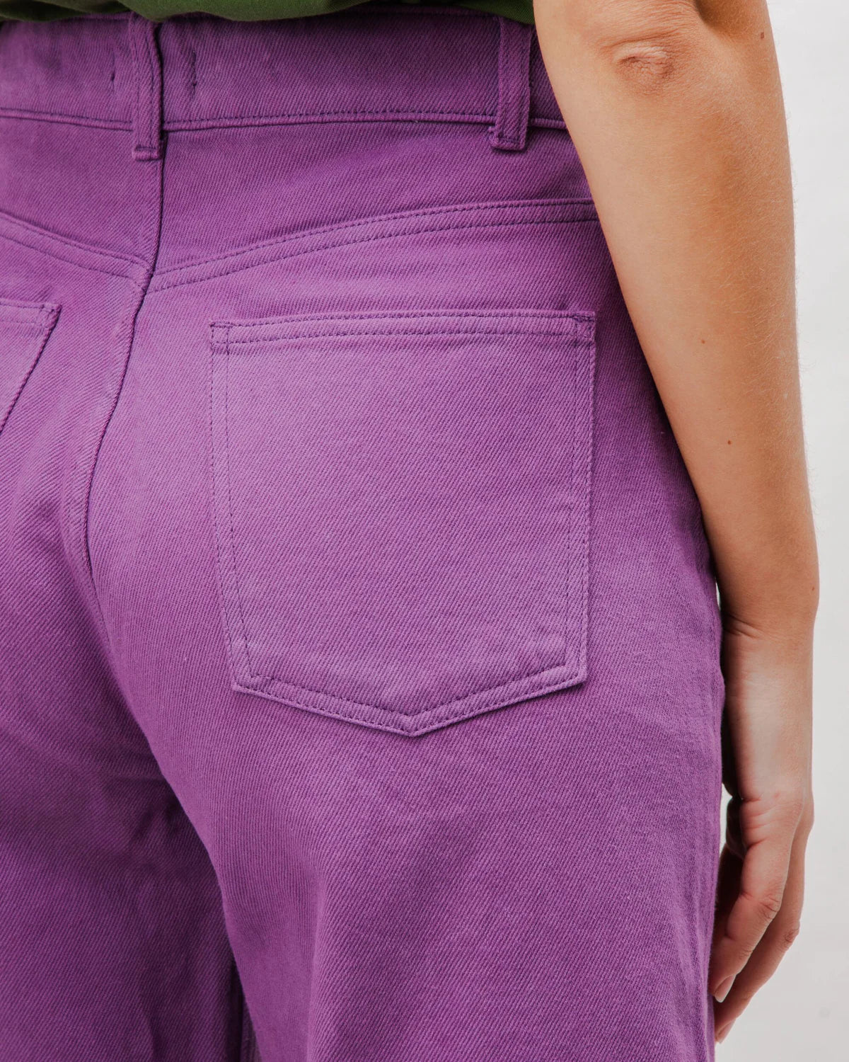 Pantaloni 5 Pocket Twill Orchid