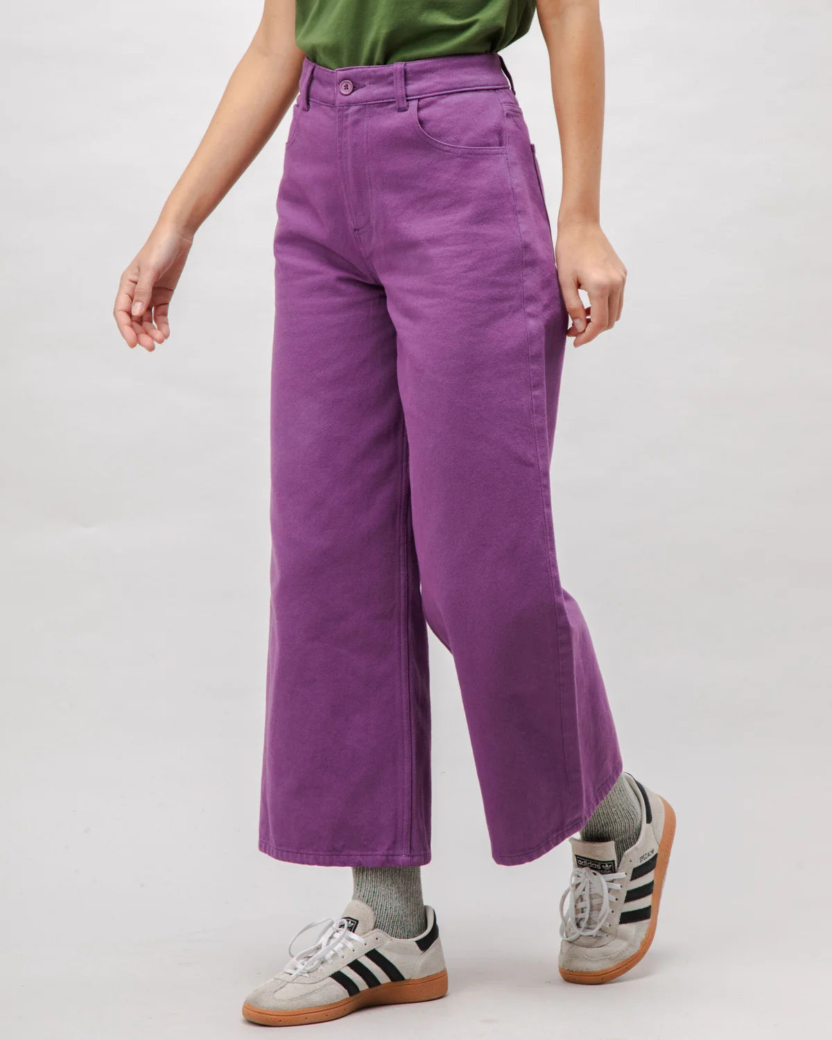 Pantaloni 5 Pocket Twill Orchid