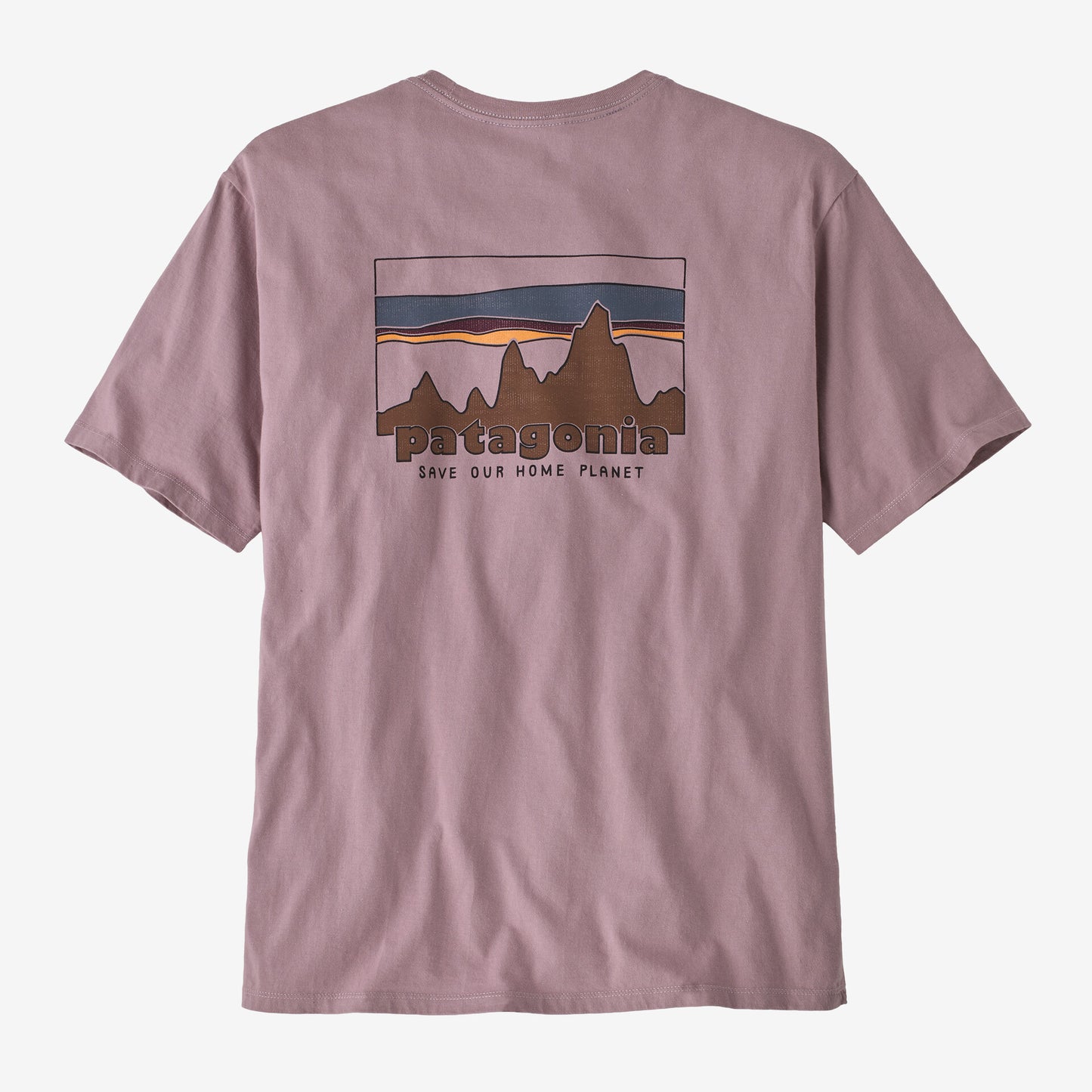 Tricou '73 Skyline Organic Stormy Mauve