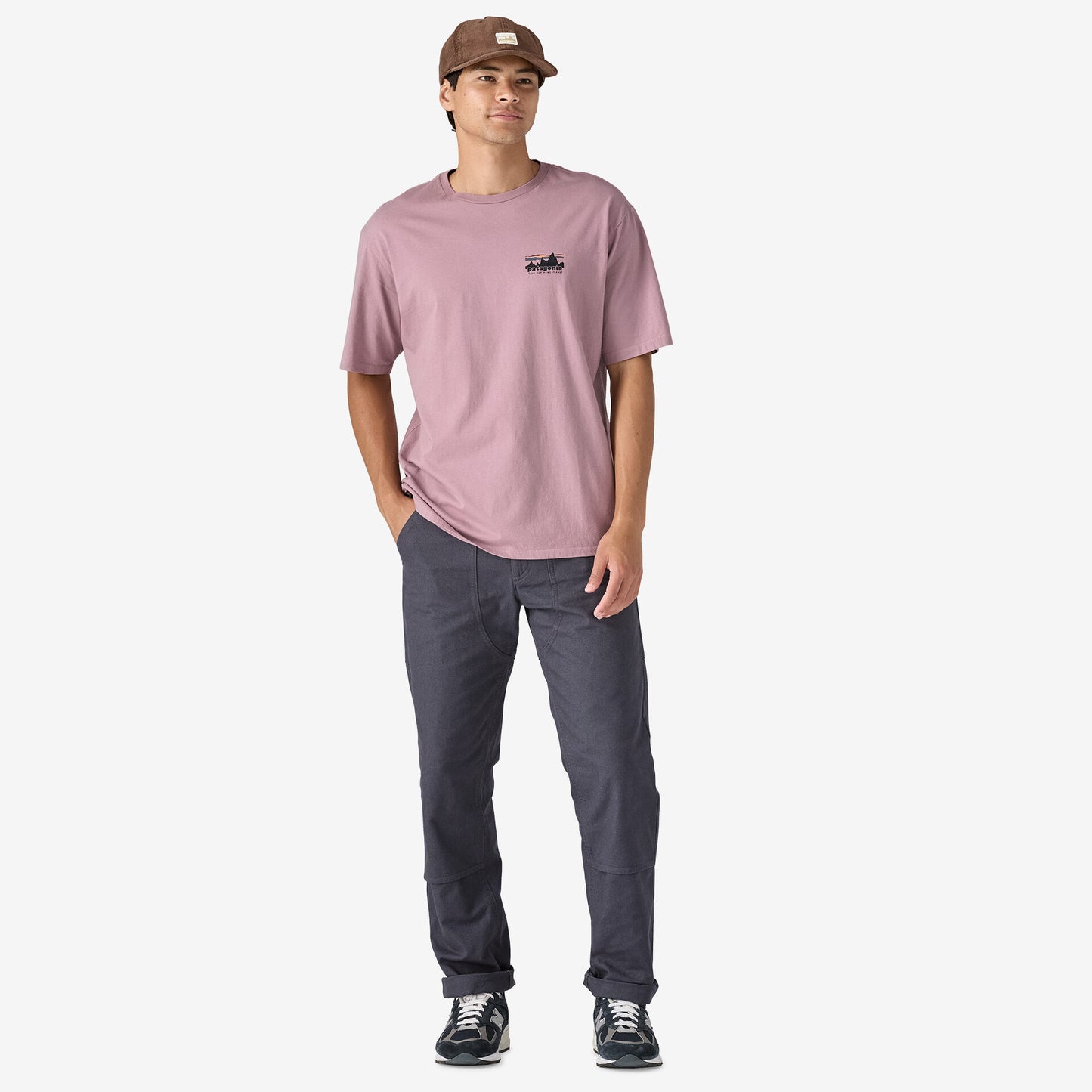 Tricou '73 Skyline Organic Stormy Mauve