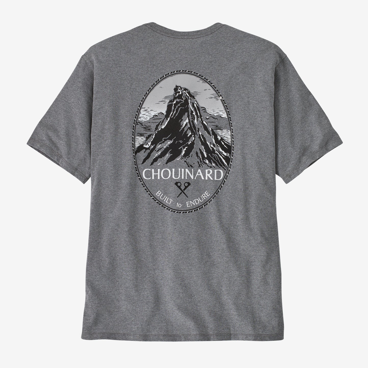 Tricou Chouinard Crest Pocket Responsibili Tee Gravel Heather