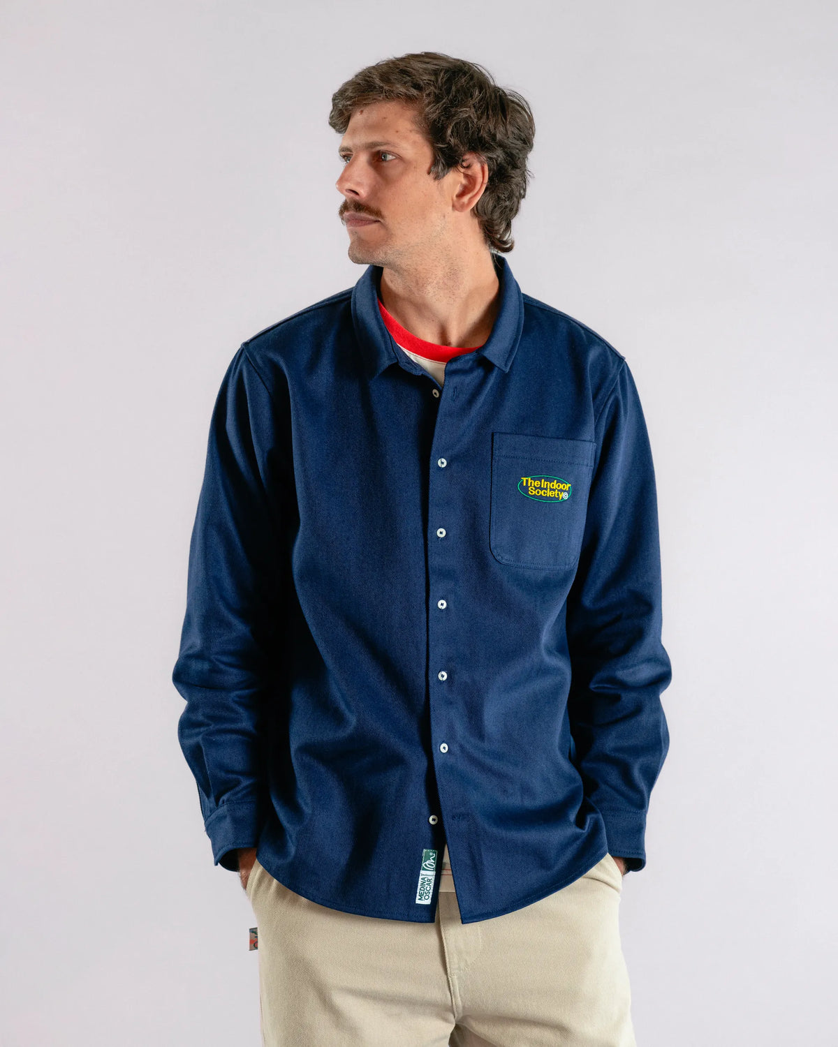Overshirt THE INDOOR SOCIETY Blue