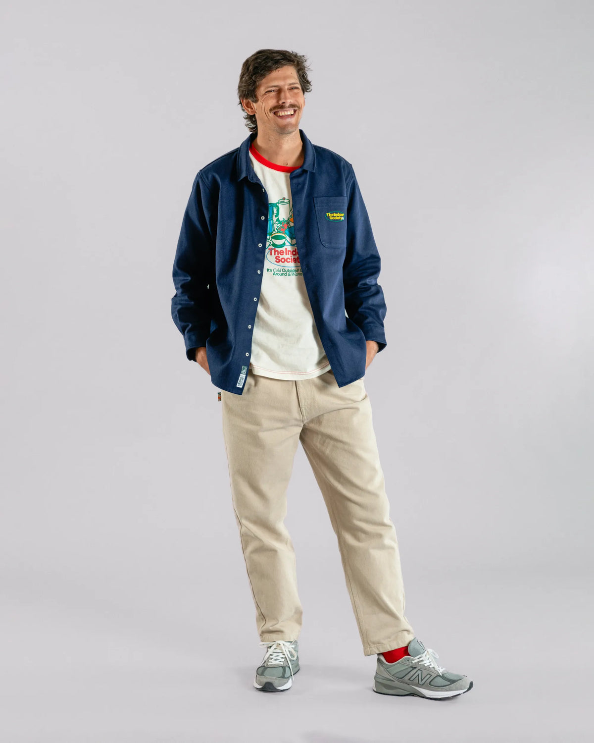 Overshirt THE INDOOR SOCIETY Blue