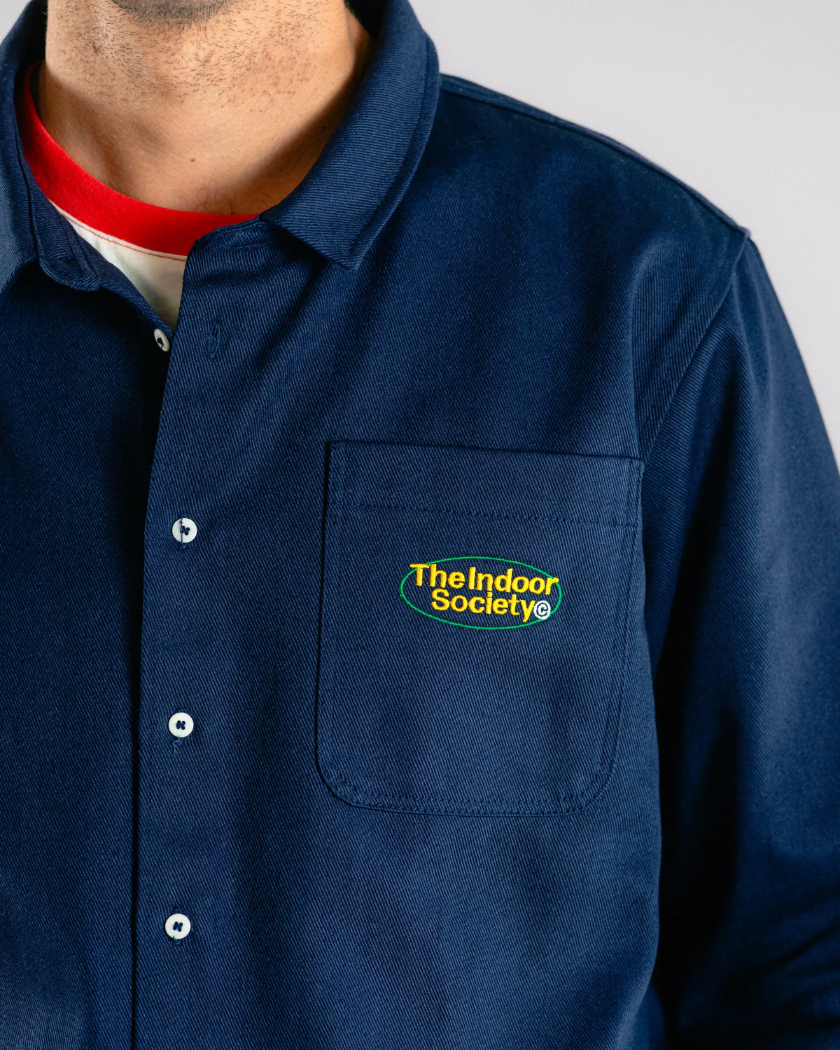 Overshirt THE INDOOR SOCIETY Blue