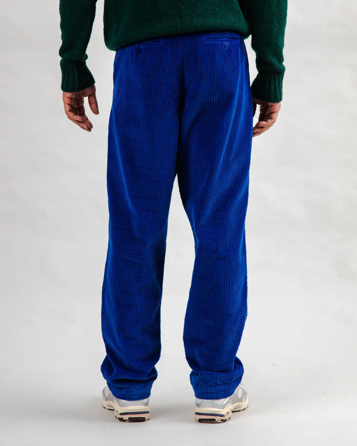 Pantaloni Chino Corduroy Klein Blue
