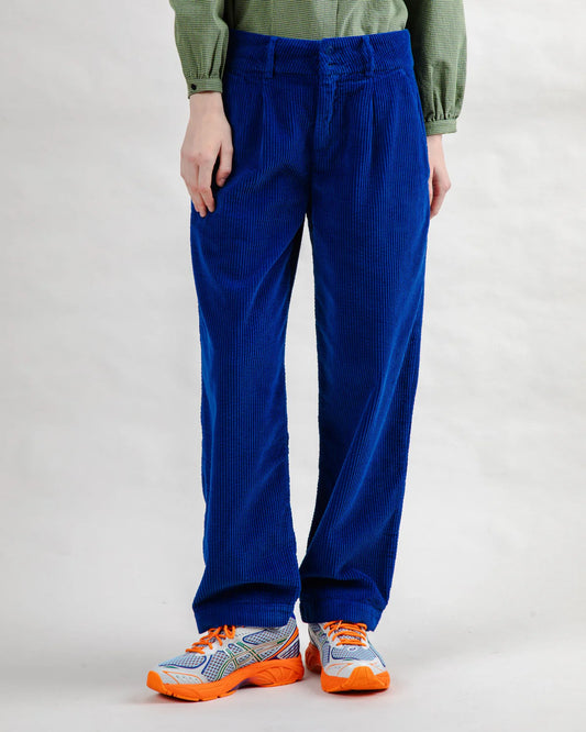 Pantaloni Corduroy Klein Blue