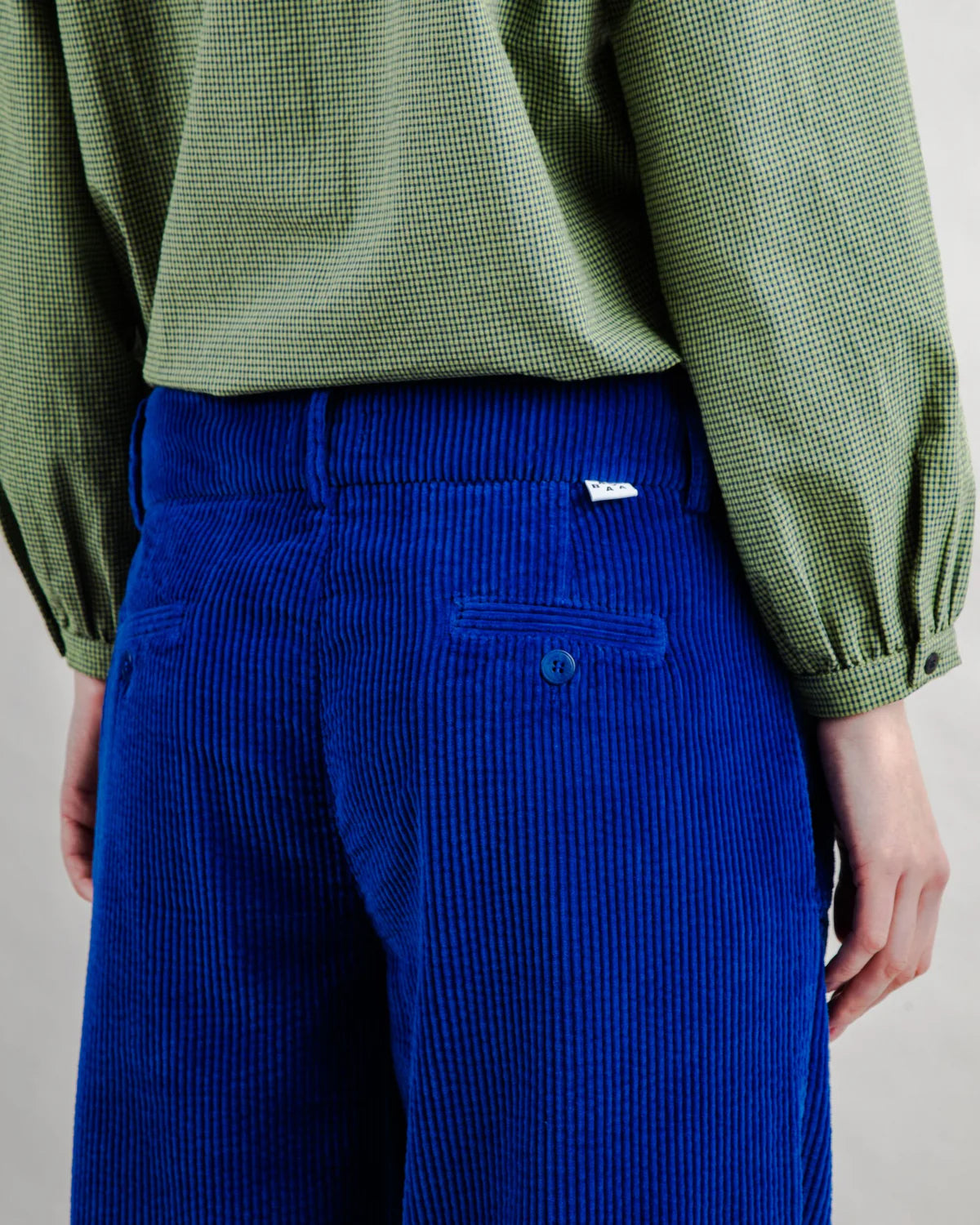 Pantaloni Corduroy Klein Blue
