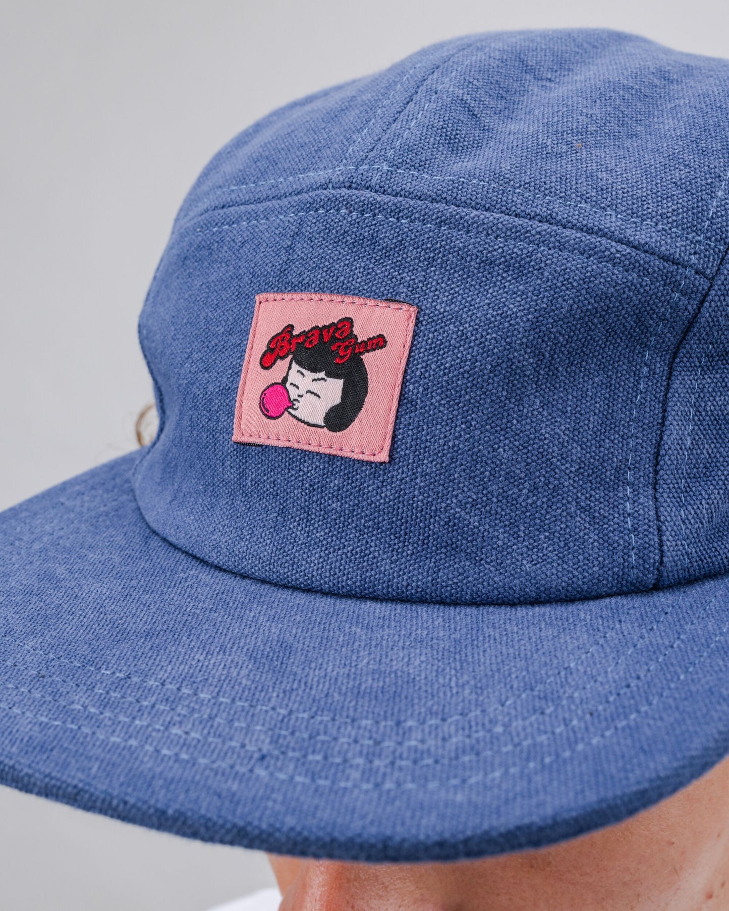 Șapcă Cotton 5 Panel Blue