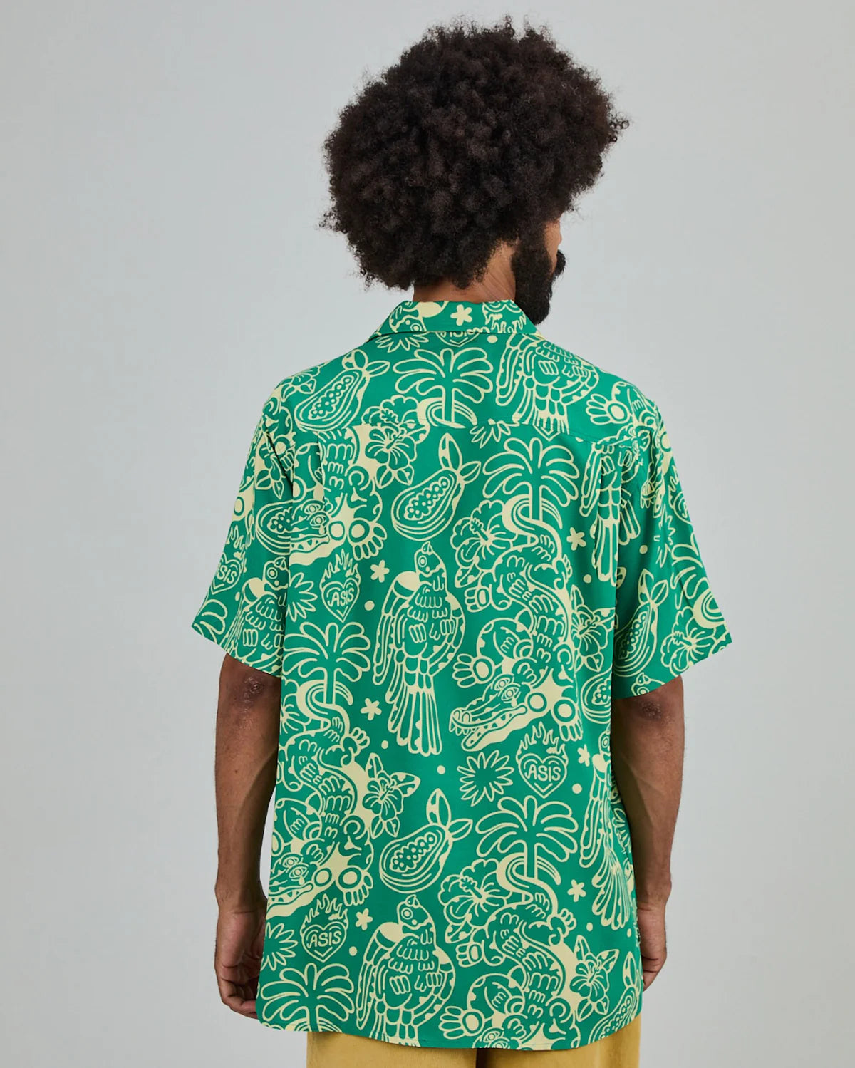 Cămașă CROCODYLUS Aloha Green