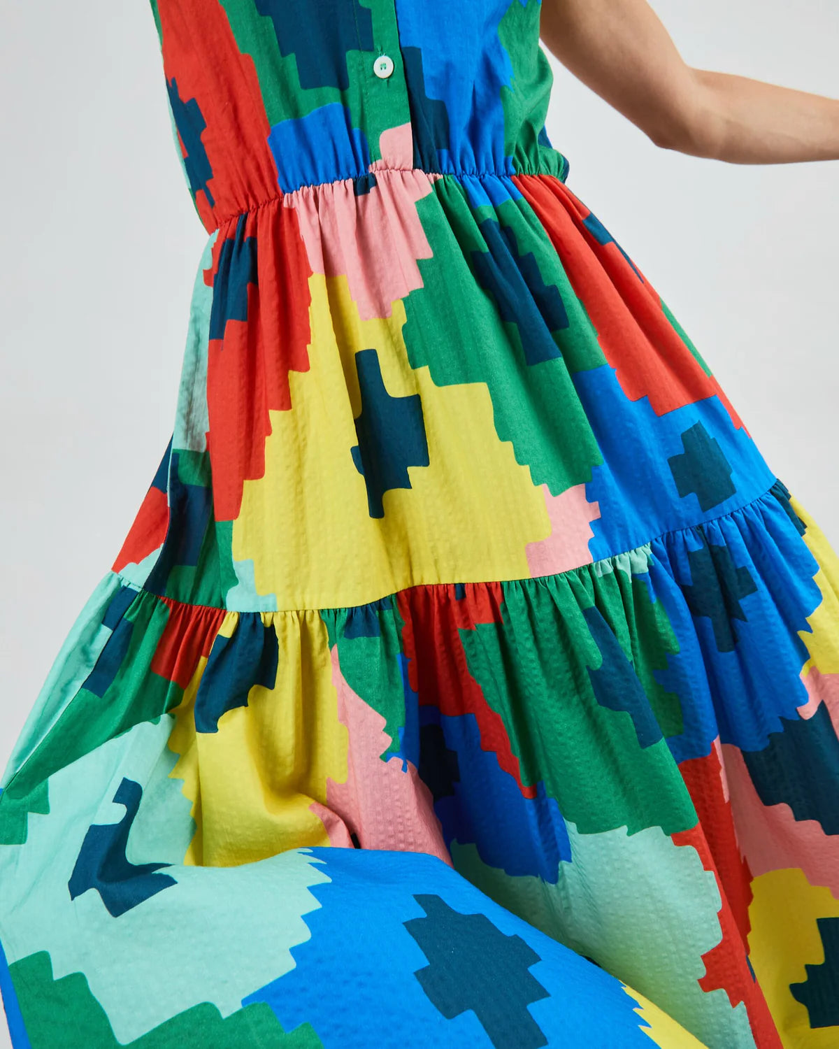 Rochie MAXI FLOWERS Sleeveless