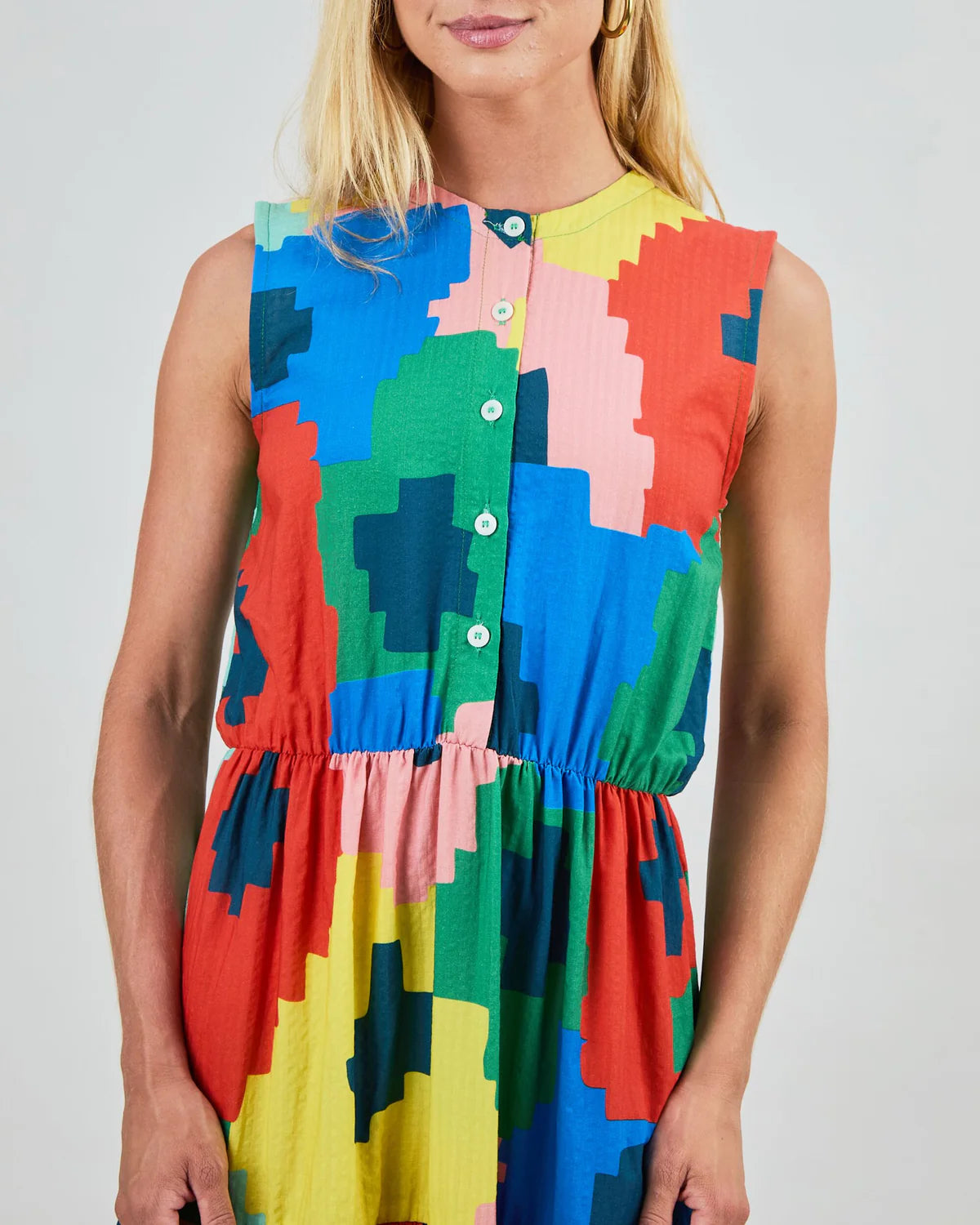 Rochie MAXI FLOWERS Sleeveless