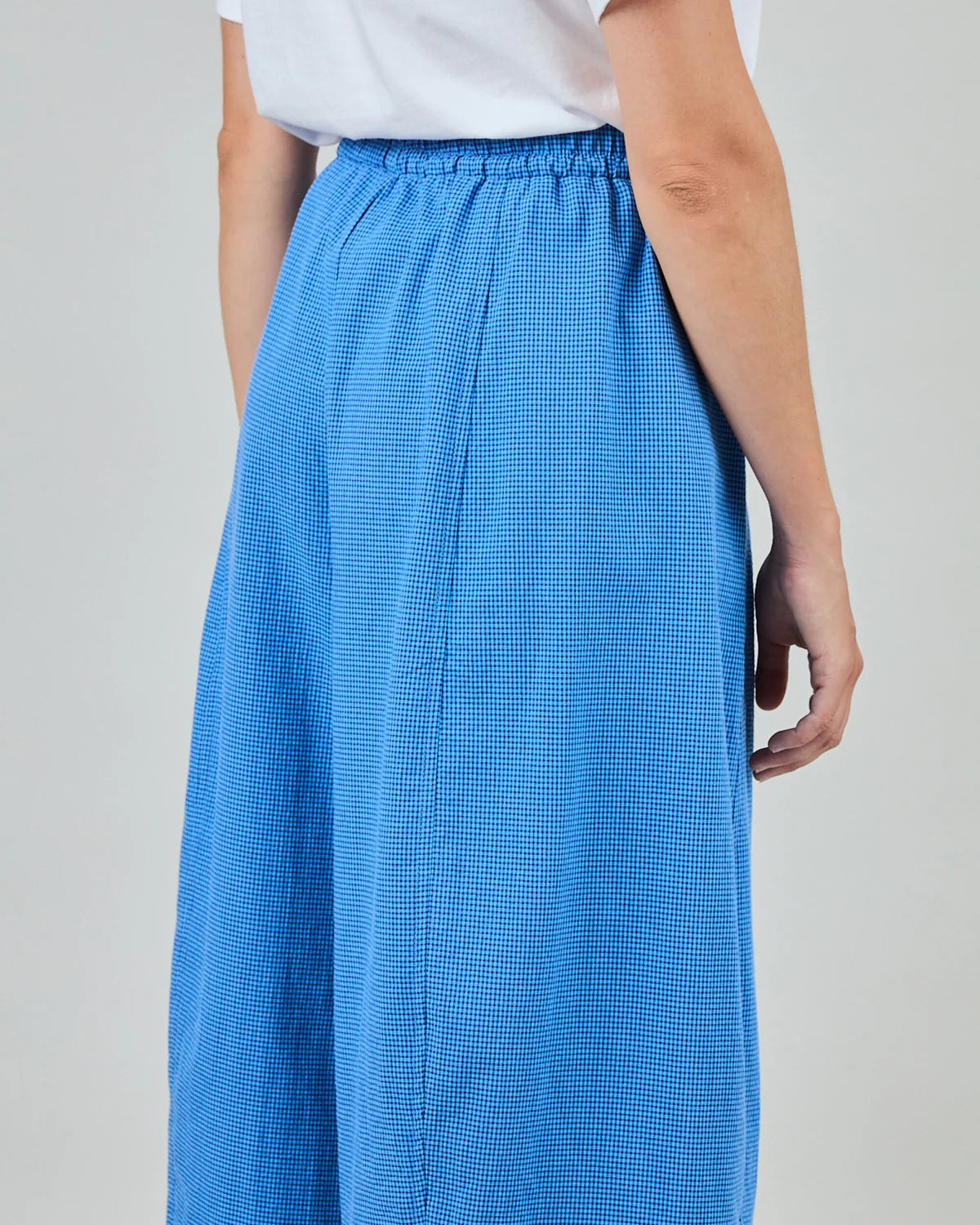 Pantaloni CHECKS Balloon Blue