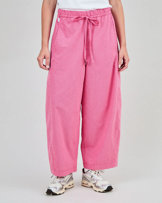 Pantaloni CHECKS Balloon Pink