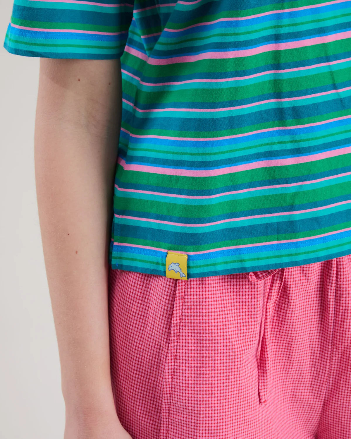 Tricou STRIPES BOXY Blue