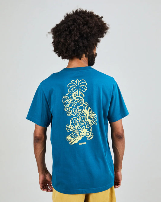 Tricou CROCODYLUS Blue
