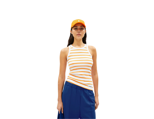 Maieu KANITAA STRIPES White Light Tangerine