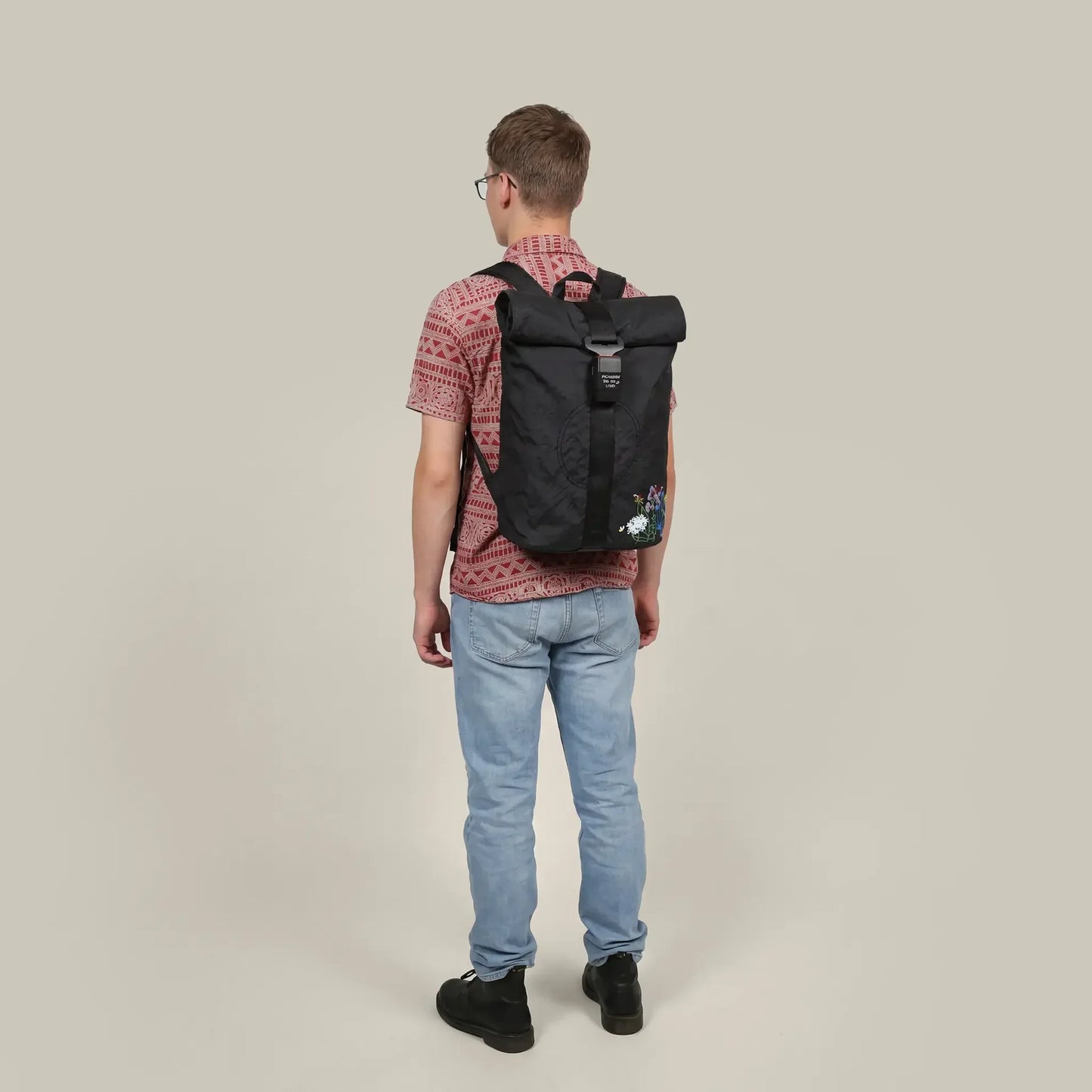 Rucsac Roll Top Flowers