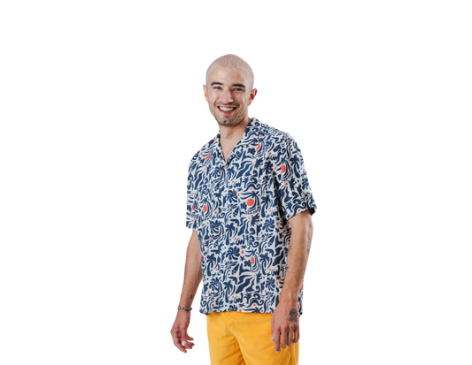 Cămașă OLA DE CALOR Aloha Navy