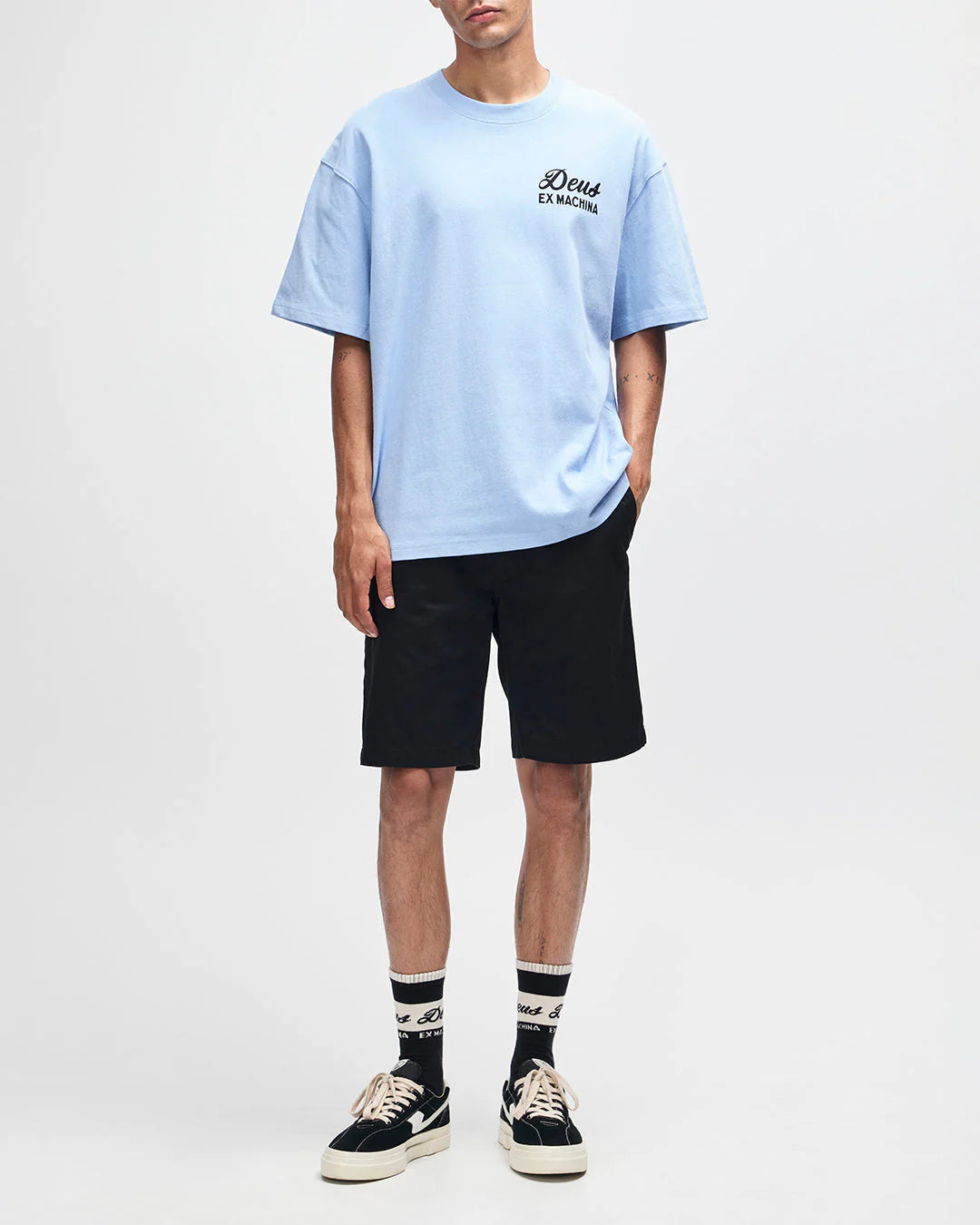 Tricou HARAJUKU Cerulean Blue