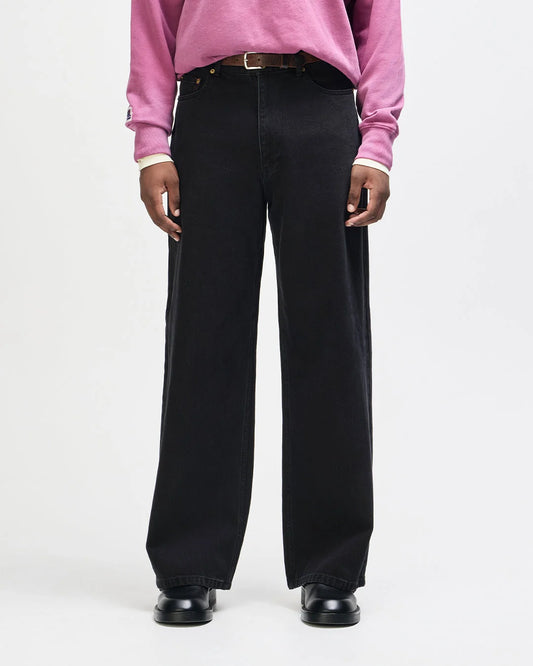 Blugi DRIFT LINE Wide Washed Black