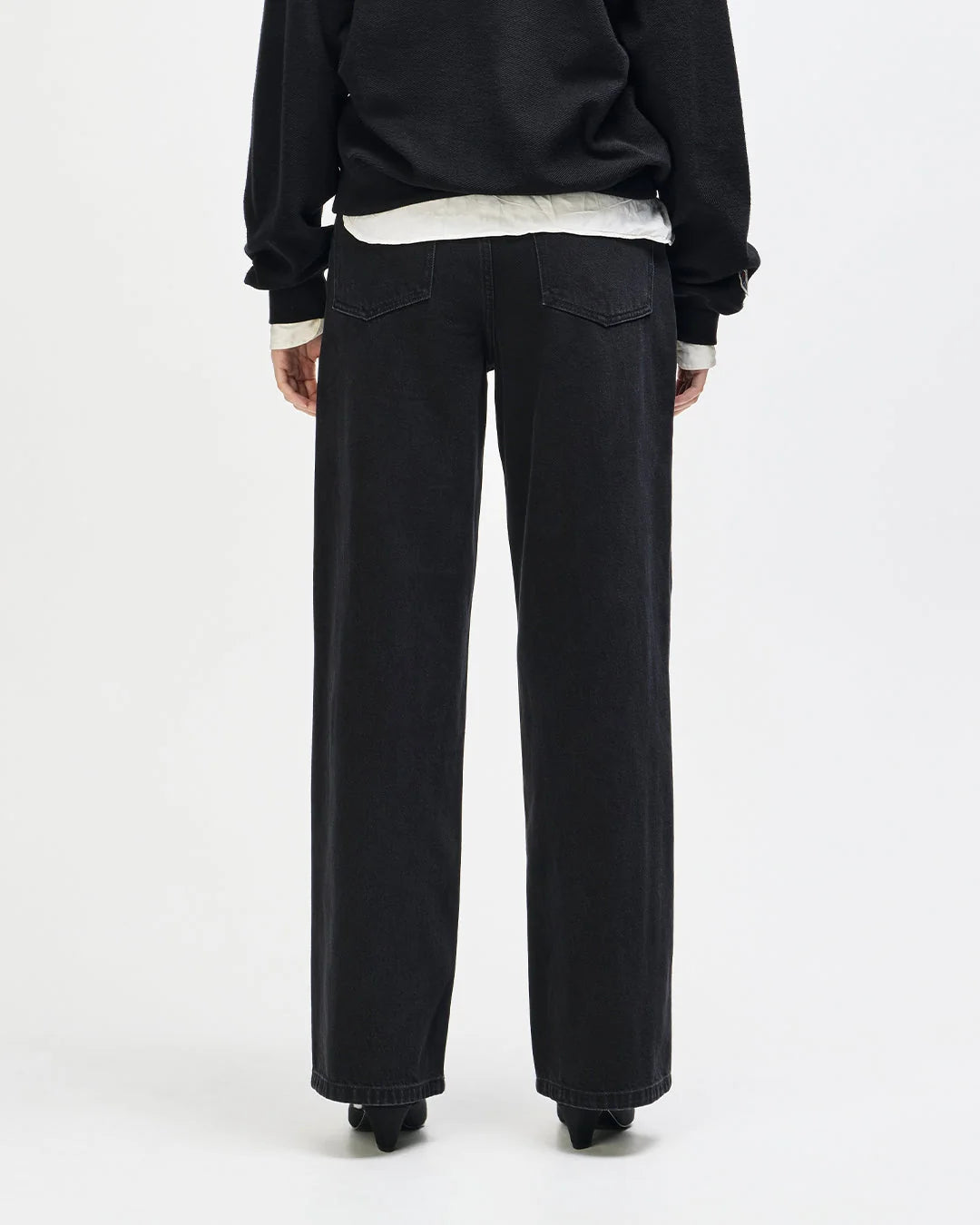 Blugi DRIFT LINE Wide Washed Black