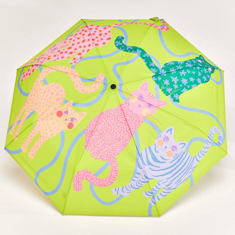 Umbrelǎ LIME ARTY CATS