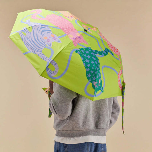 Umbrelǎ LIME ARTY CATS