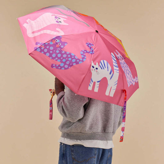 Umbrelǎ FUCHSIA ARTY CATS
