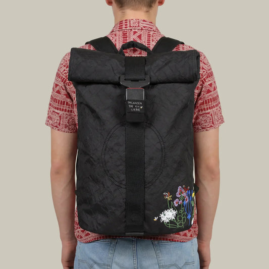 Rucsac Roll Top Flowers